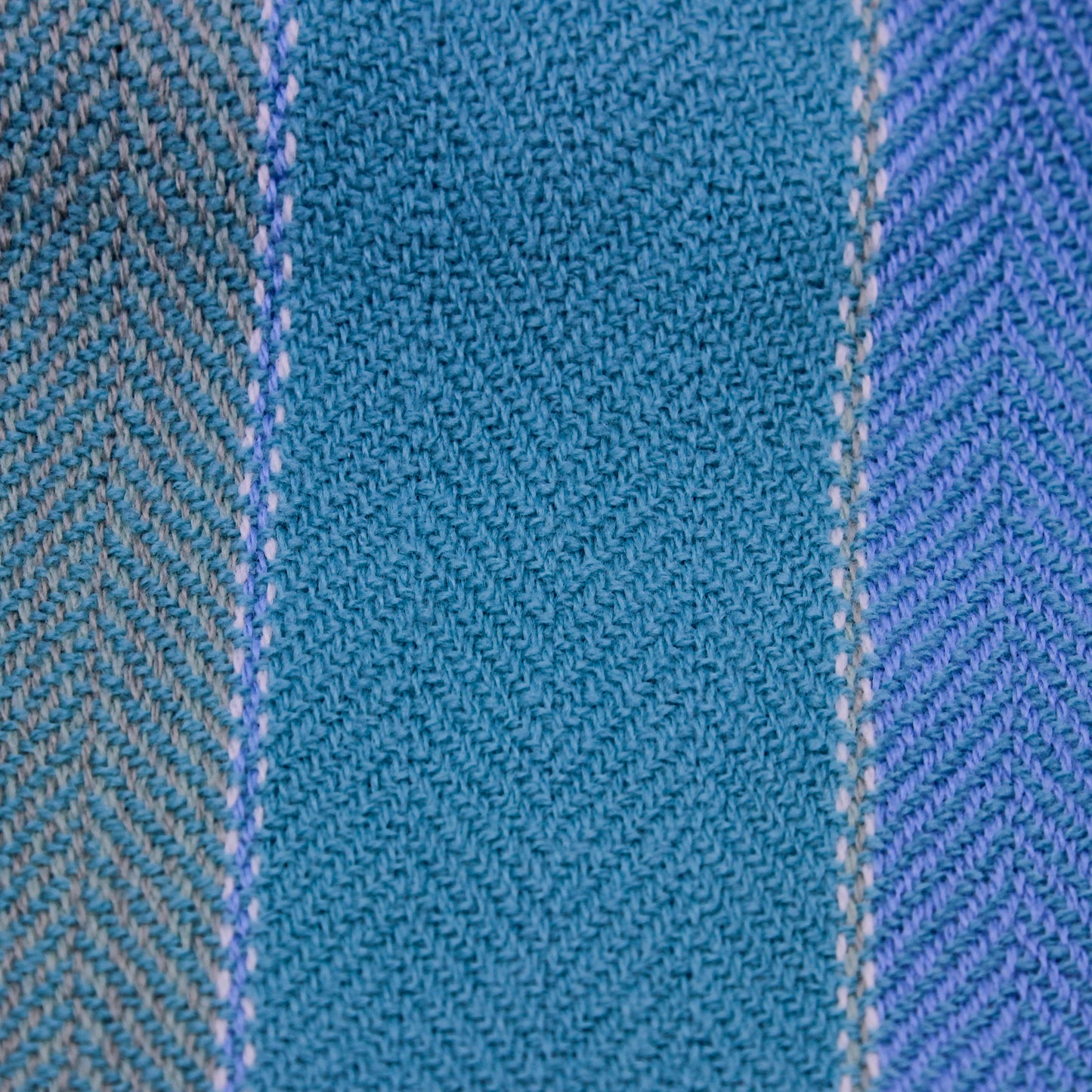 Blue and teal and green scarf