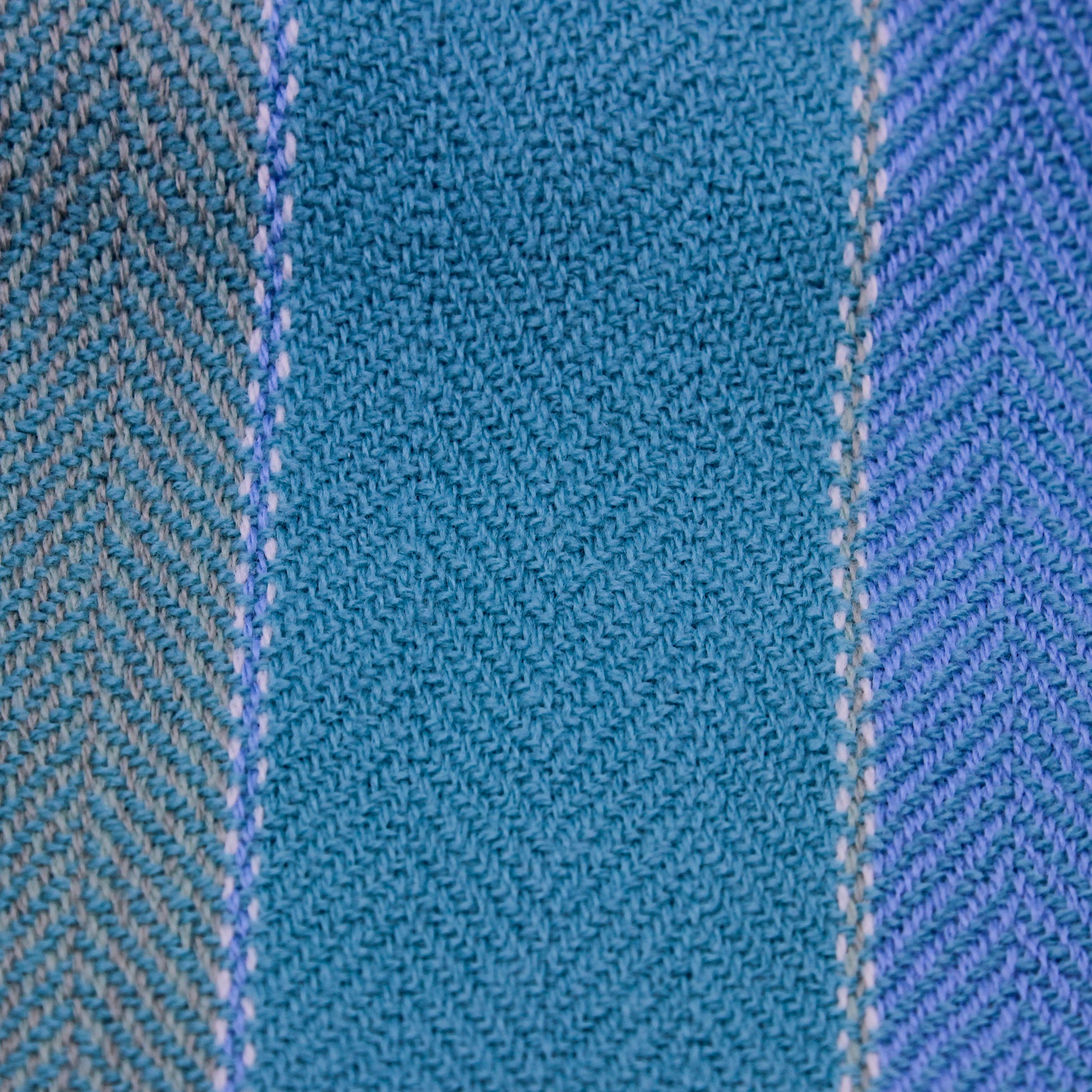 Blue and teal and green scarf