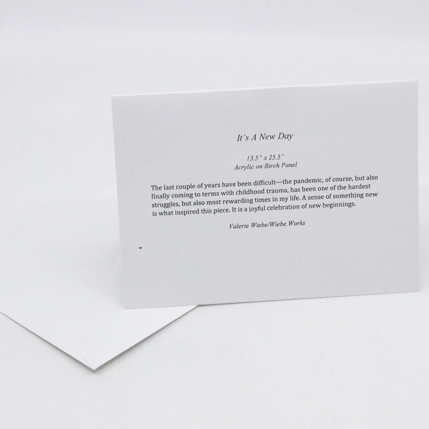 It's a New Day - Art Card