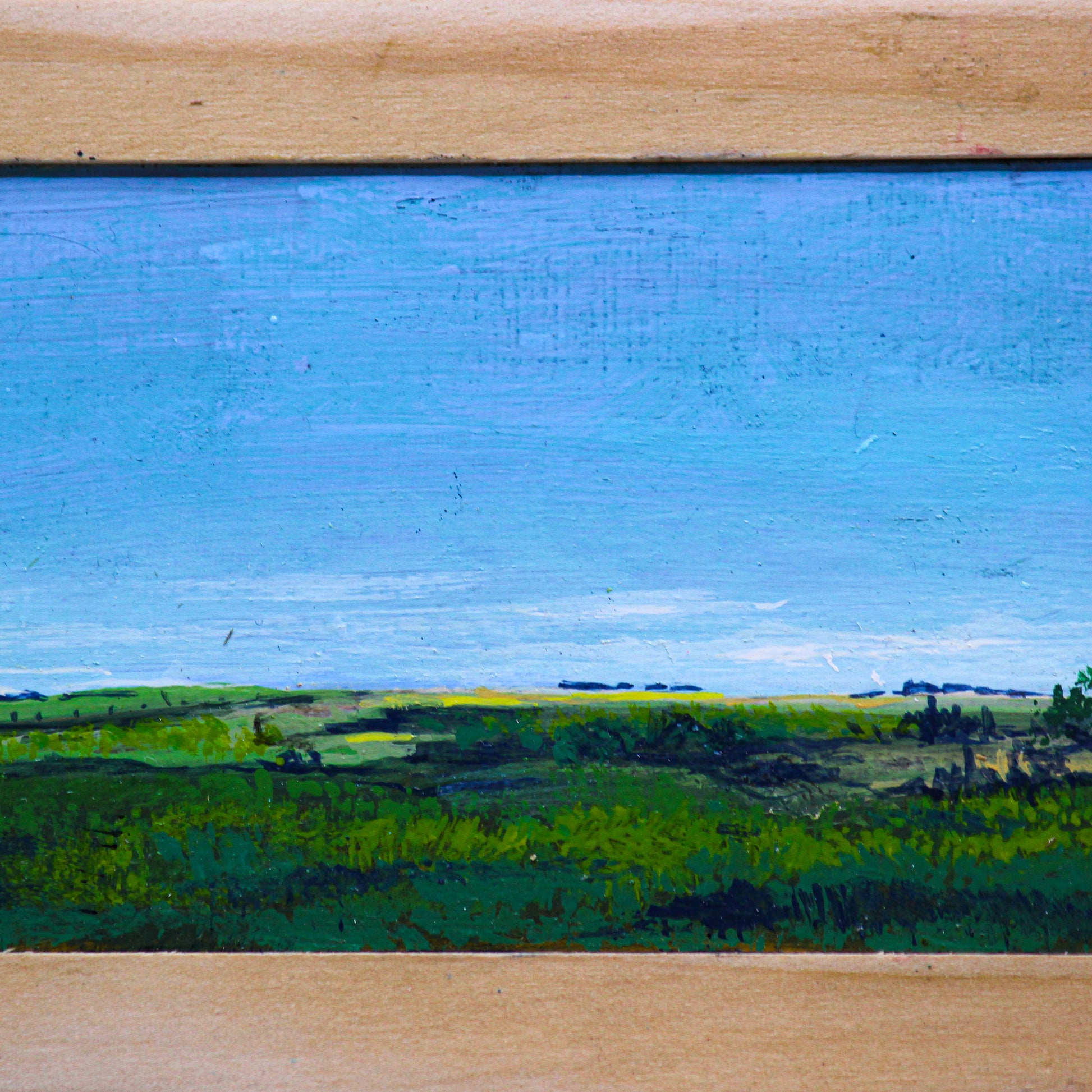 Detail of acrylic painting