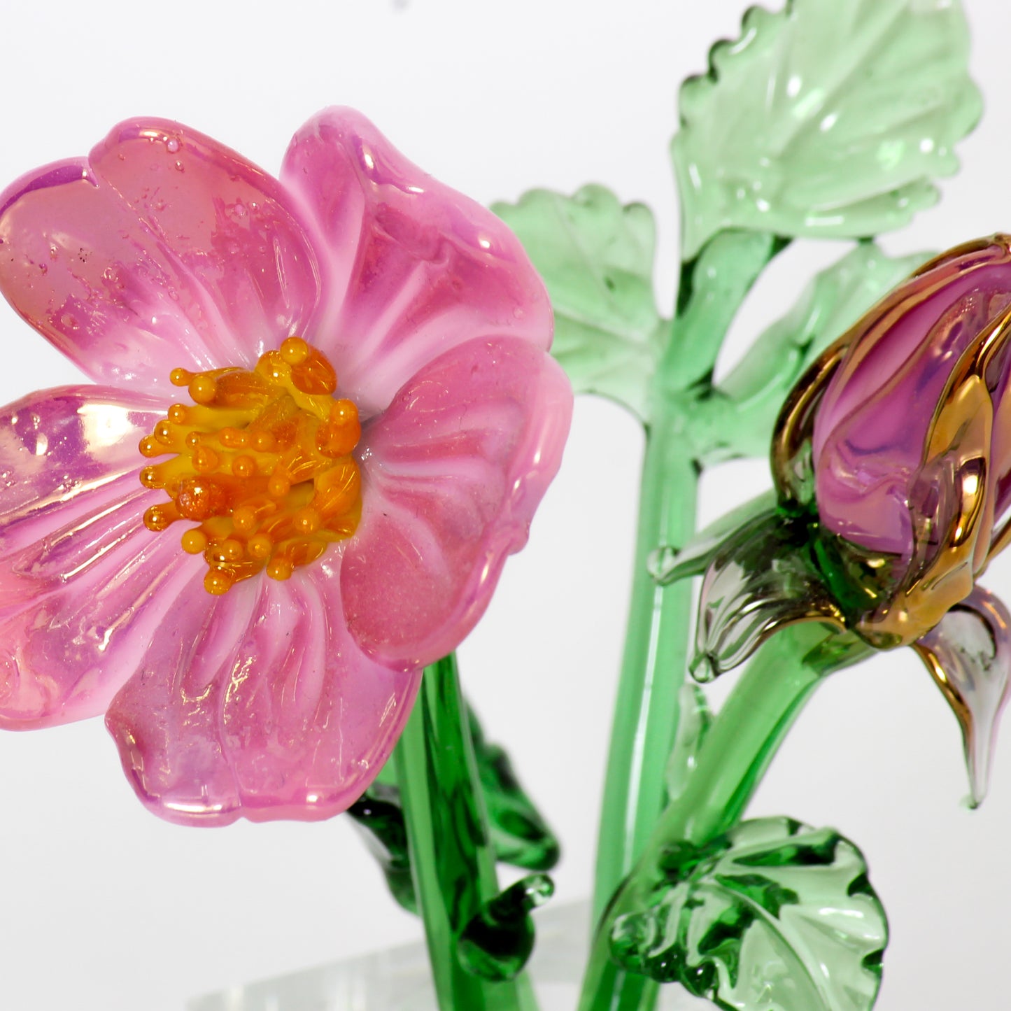 Wild Rose - Glass Sculpture