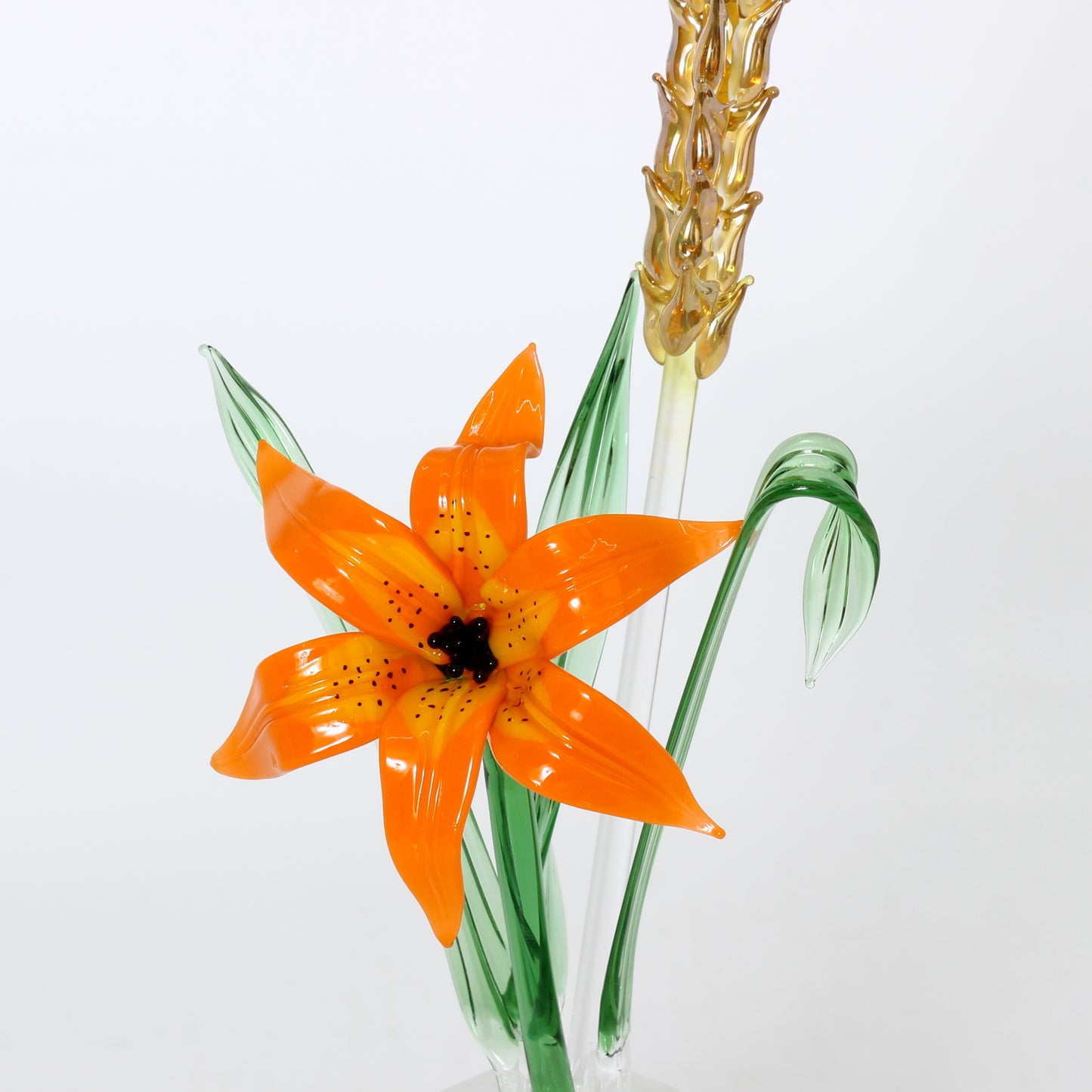 Lily & Wheat - Glass Sculpture