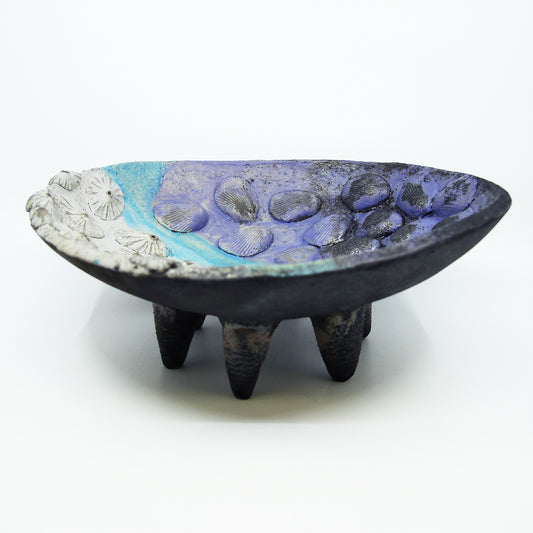 shell clay bowl