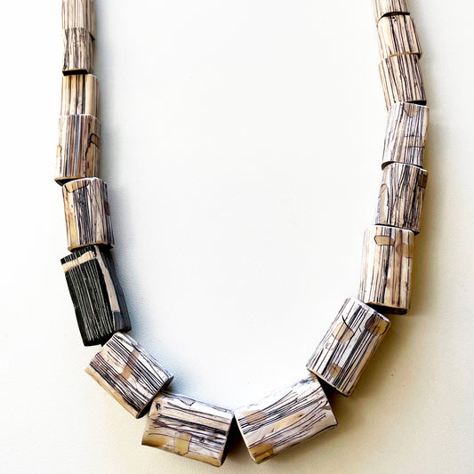 Polymer clay necklace