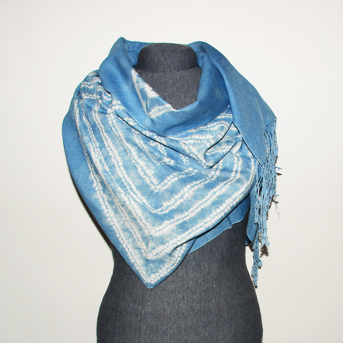 Indigo shawl