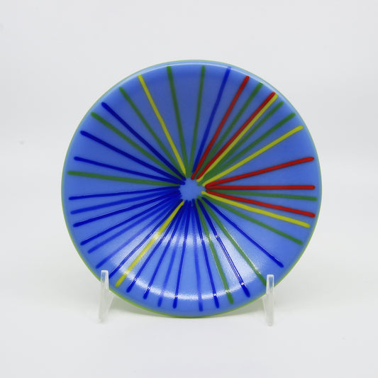 Starburst glass bowl