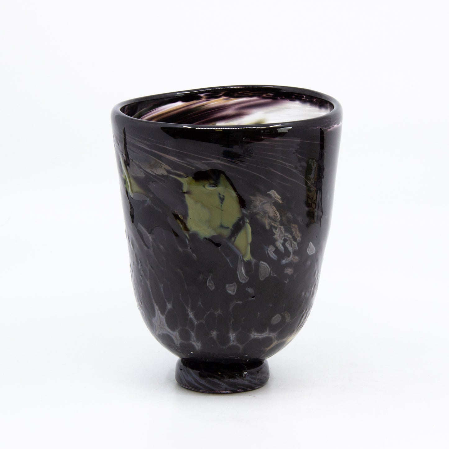 Tall bowl in black