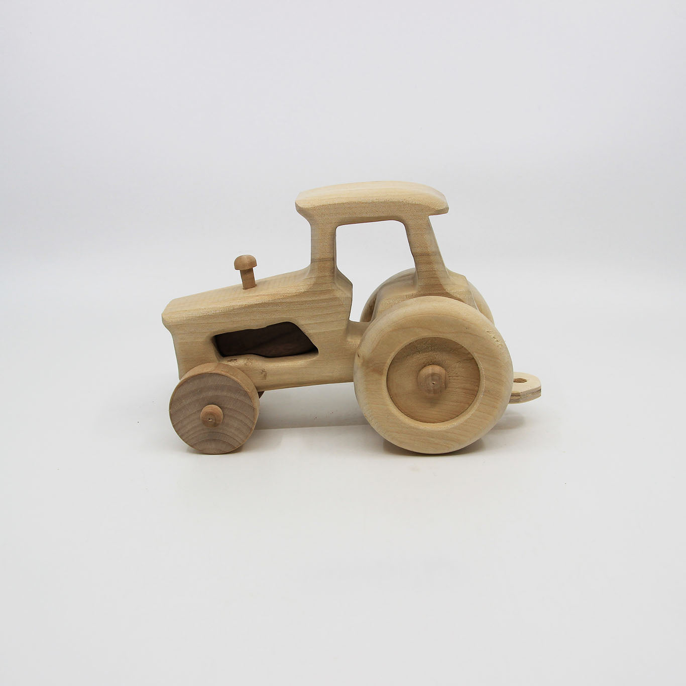 wooden tractor toy