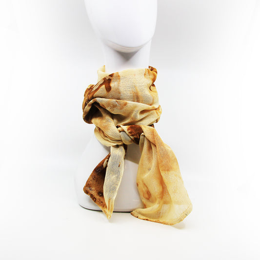 Rust stained scarf