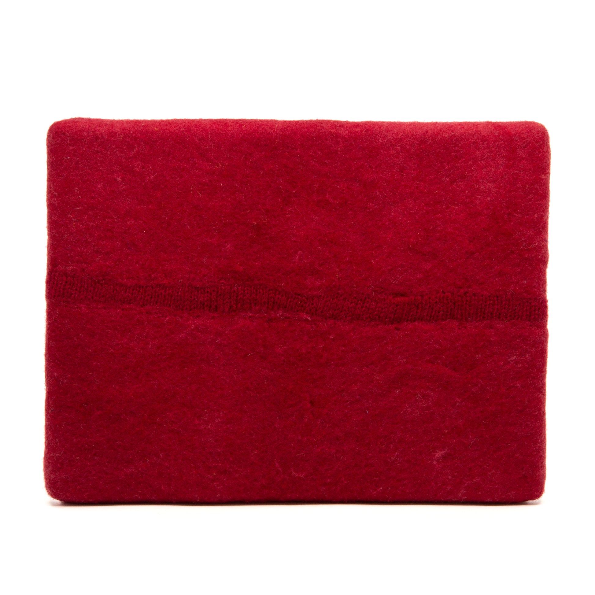 Minimalist red wall hanging