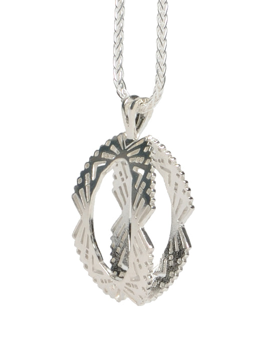 silver necklace pendant