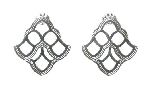 silver earrings