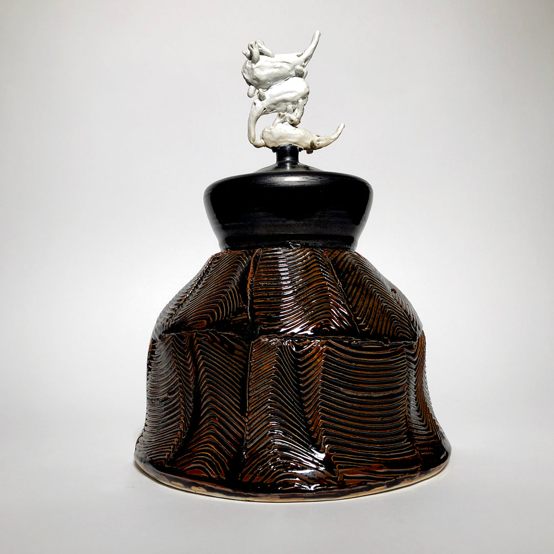 Covered Jar - Bandicoots