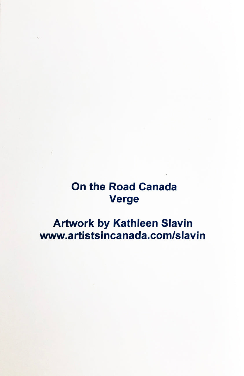 Back of card: on the Road Canada