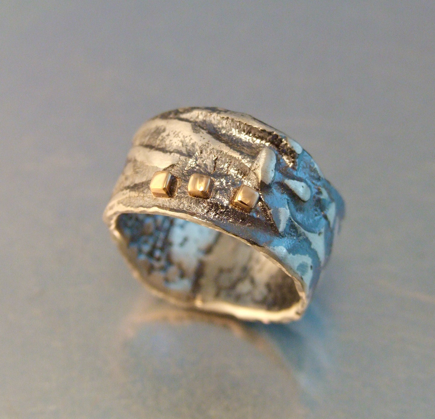Fused chunky ring