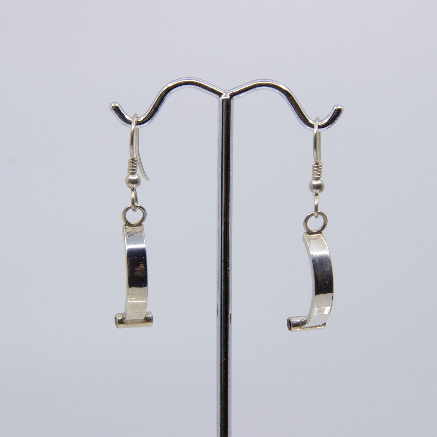 Garnet Arc Earrings