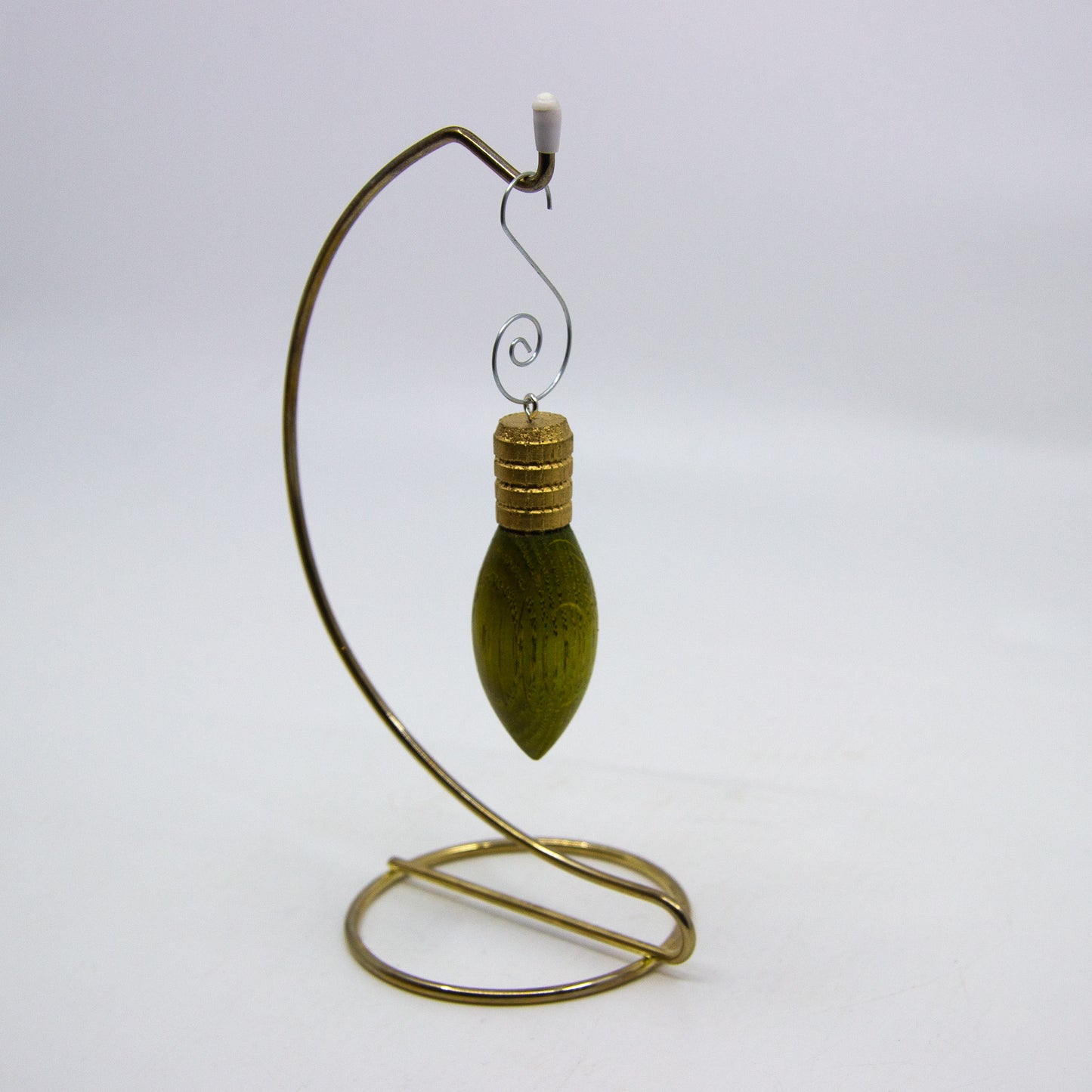 Wood Light Bulb Ornaments