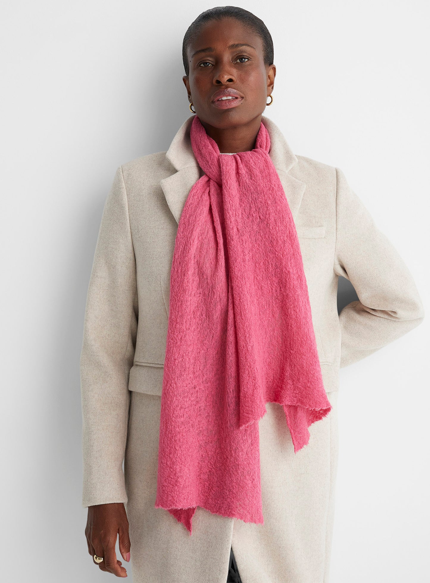 Pink scarf