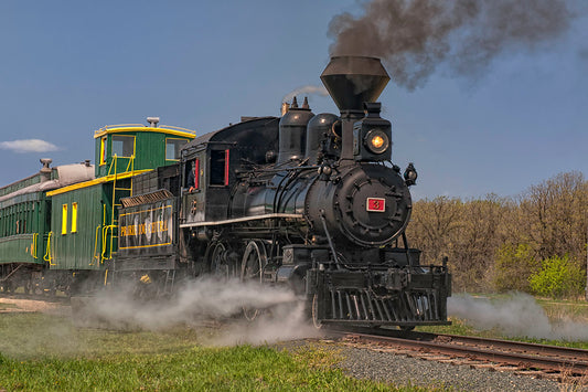 Photograph of steam engine