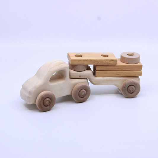 Truck and Blocks - Wooden toy