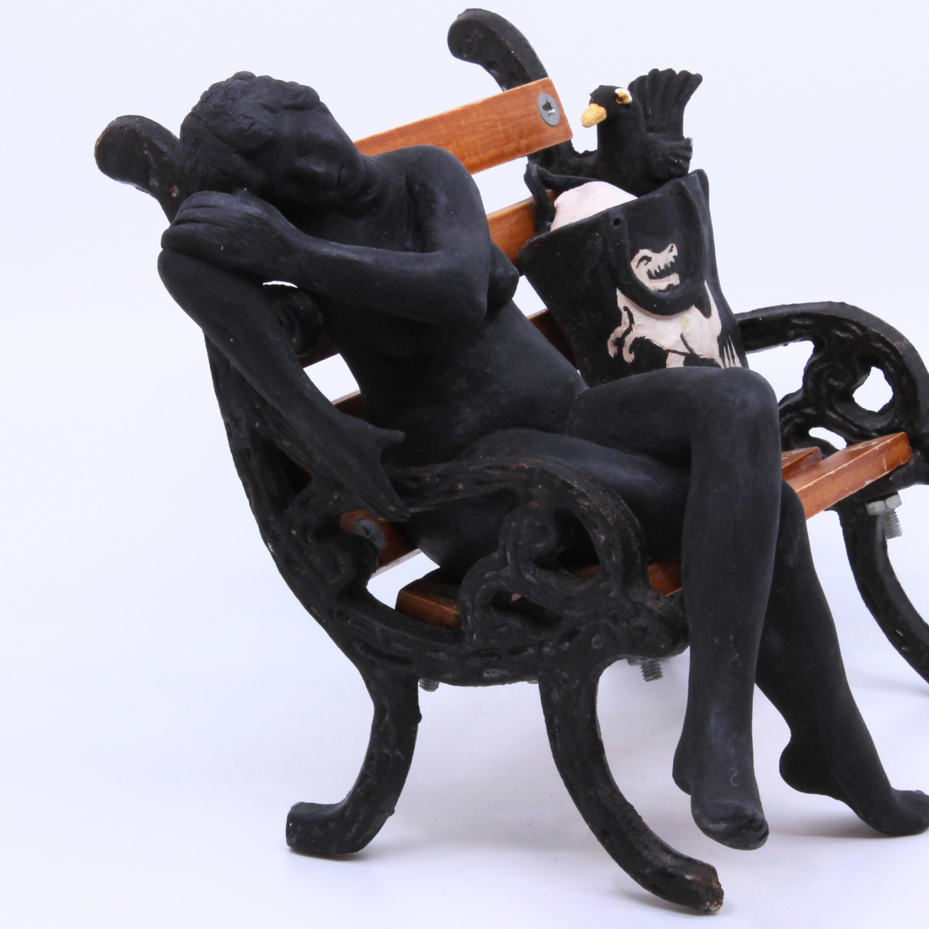 Dark Day - Clay sculpture