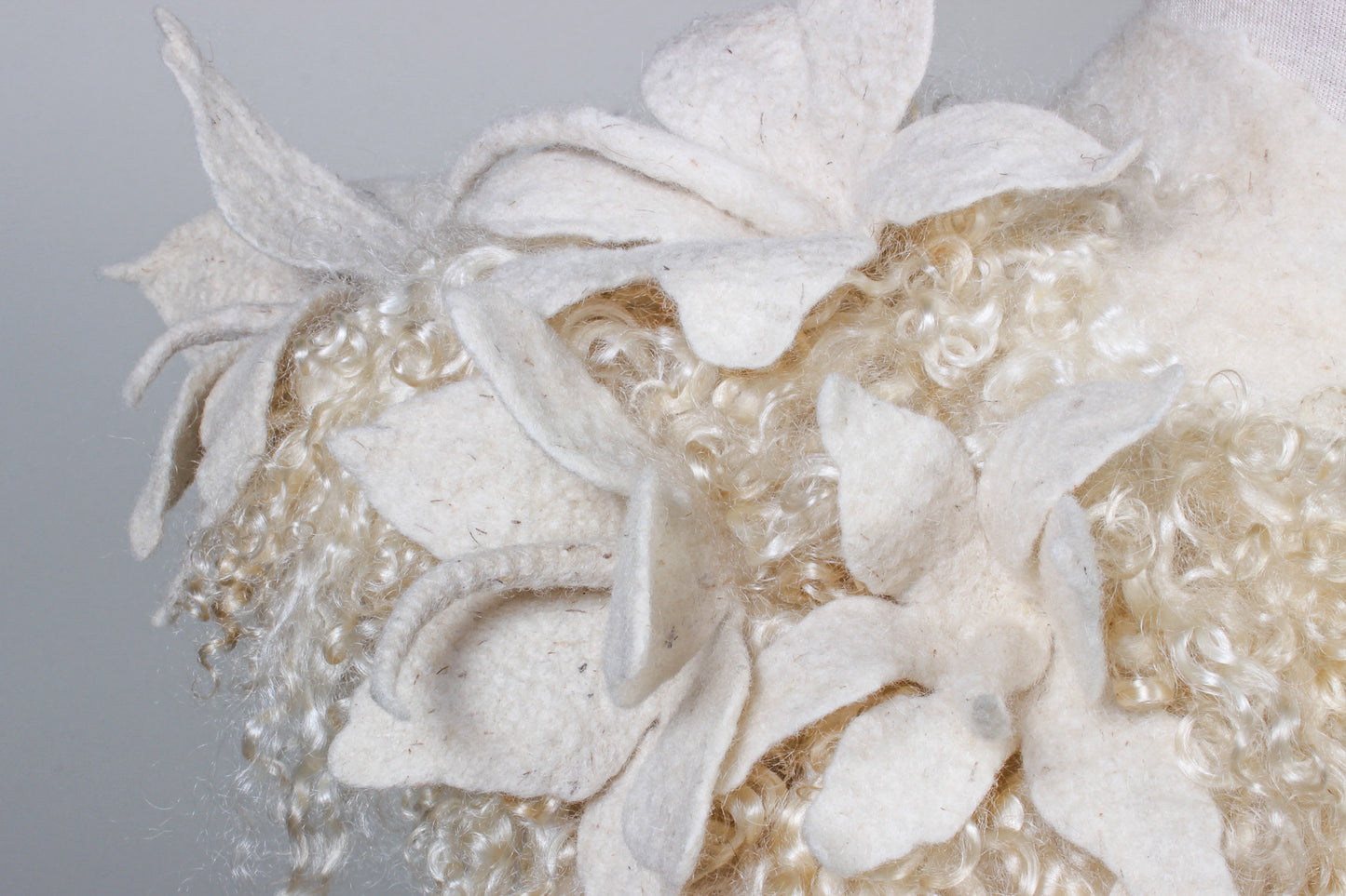 20. Prairie Lily Embrace - Felted collar shawl