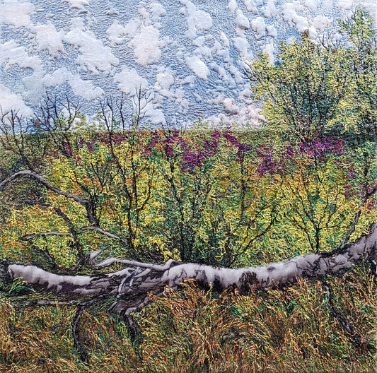 Underbrush - Thread Painting
