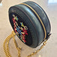 Le P'tit Oiseau - Métis Florals Leather Purse
