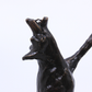 Dancing Coyote - Bronze sculpture