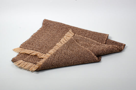 31. Annette's Birch - Woven shawl