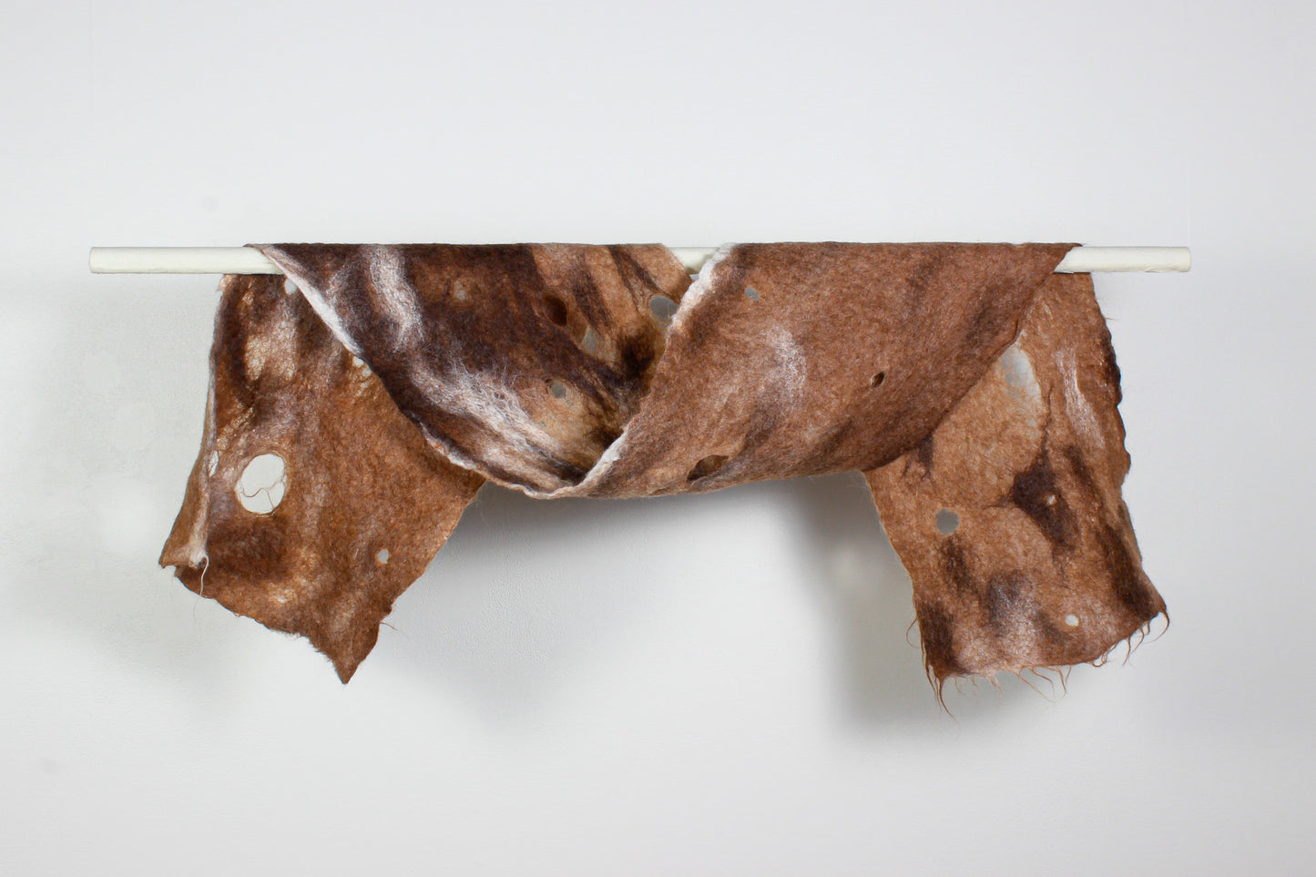 37. The Gang Keeps Us Warm - Wet felted scarf