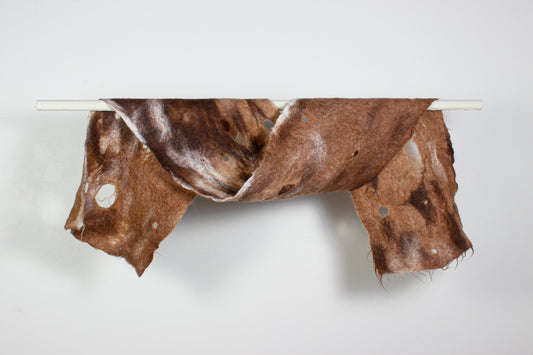 37. The Gang Keeps Us Warm - Wet felted scarf