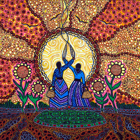 Greeting the Day - Artwork Reproduction