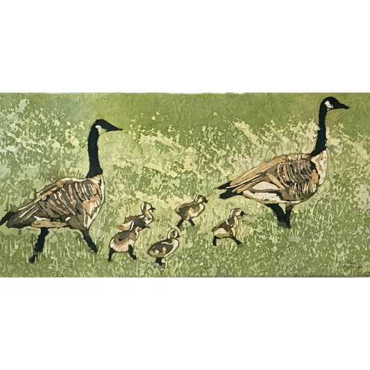 Proud Parents - Watercolour batik