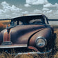 Old Pontiac - Metal photo print