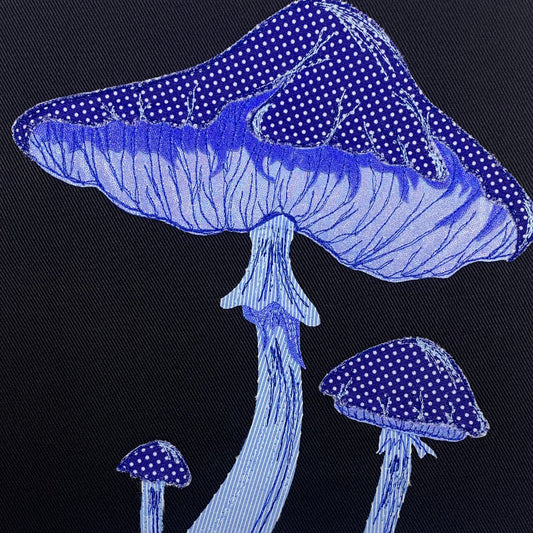 Dark Blue Mushrooms