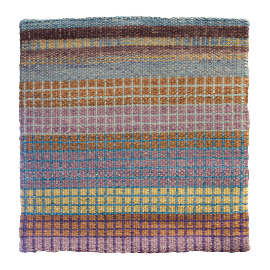 Pool Party 1 - Field in Winter - Hand-woven wall hanging