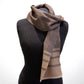 Brown hand-woven scarf 