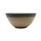 Clay bowl with green rim 