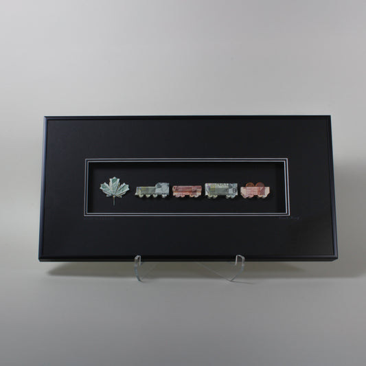 Made in Canada - Framed origami sculpture