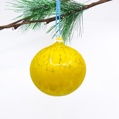 Blown Glass Christmas Bauble Ornament