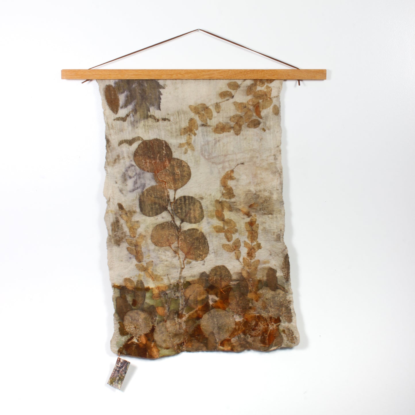 Merino Wool & Silk Wall Hanging