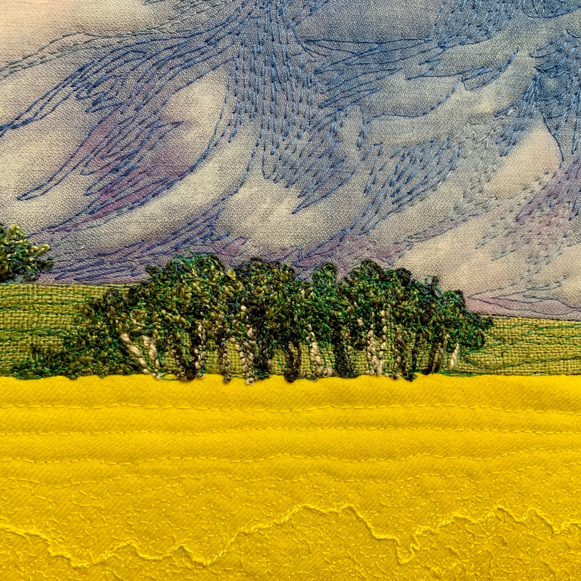 Detail of Something's Coming (trees)