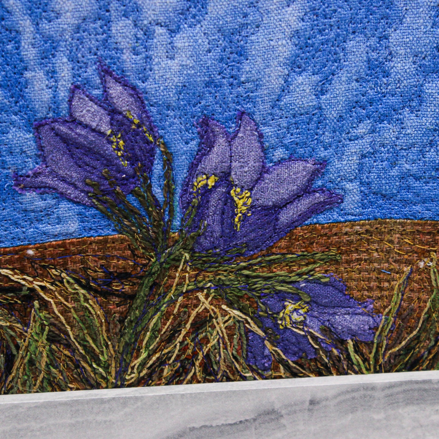 Spring is Here V - Framed Thread Painting