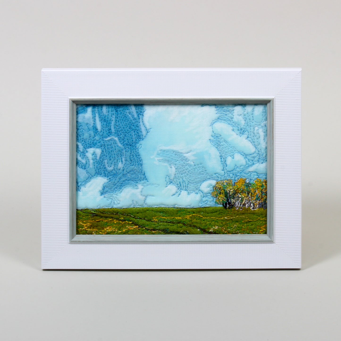 Fall Trail - Thread painting