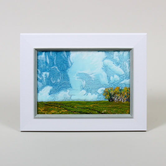 Fall Trail - Thread painting