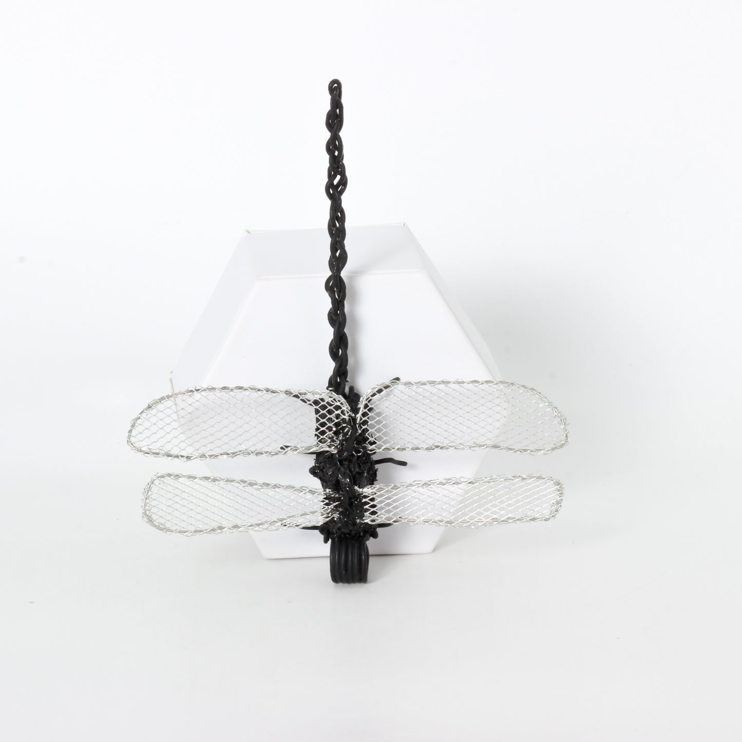 Wire sculpture of a dragonfly