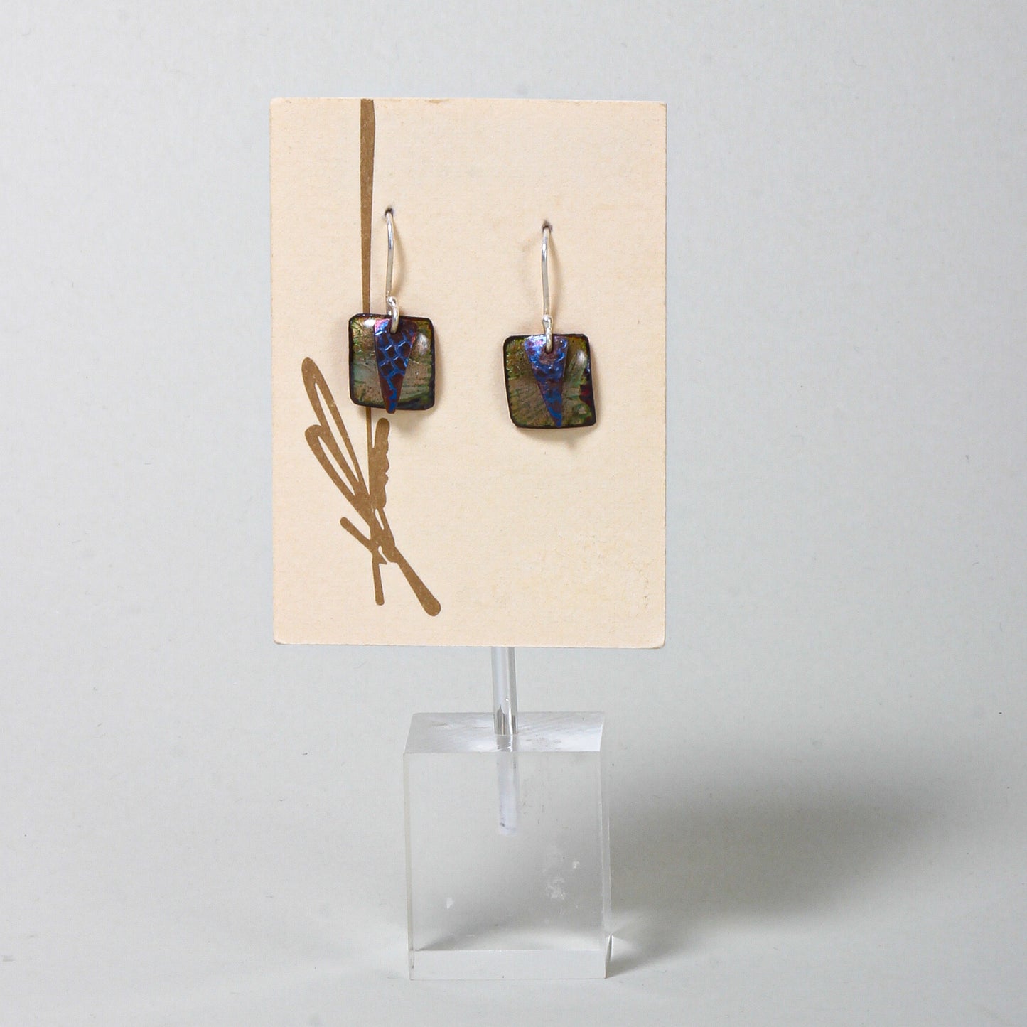 Layered Copper Earrings