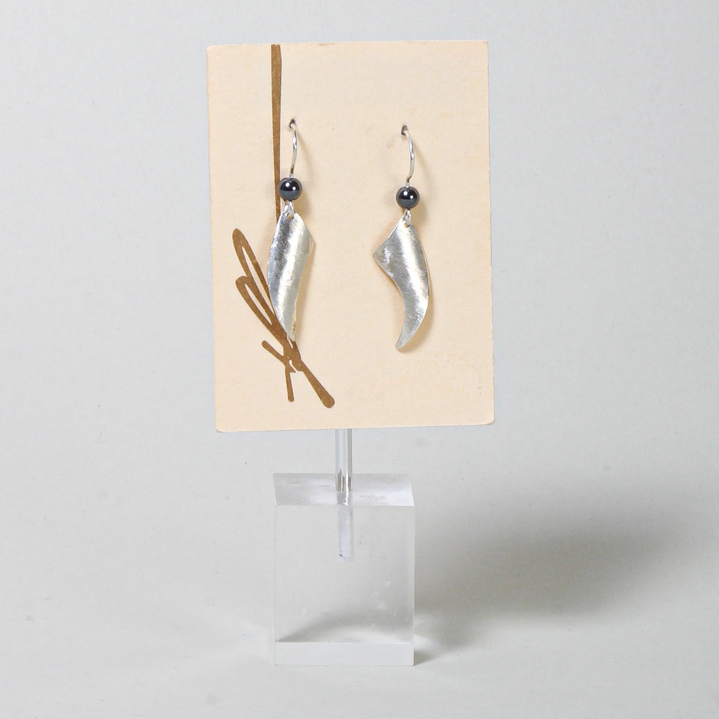 Silver Wave Earrings
