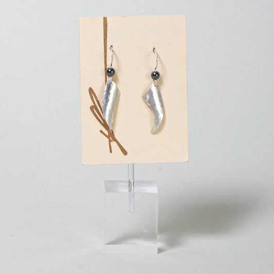Silver Wave Earrings